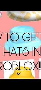 HOW TO GET FREE HATS IN ROBLOX!!!!!!