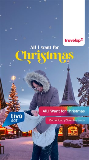 🎄✨ Su Travelxp 4K arriva la magia che scalda le feste: All I Want for Christmas. Una storia sincera di amore, speranza e magia del Natale in arrivo. Segui il viaggio commovente di madre e figlia, rifugiate ucraine, alla scoperta della magia delle tradizioni natalizie in Finlandia. 📺 Non perdere l'appuntamento alle 20:00, in 4K su Travelxp al canale 225 di #tivùsat. #TivùsatConsiglia | tivùsat