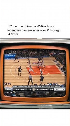 UConn guard Kemba Walker hits a legendary game-winner over Pittsburgh at MSG.