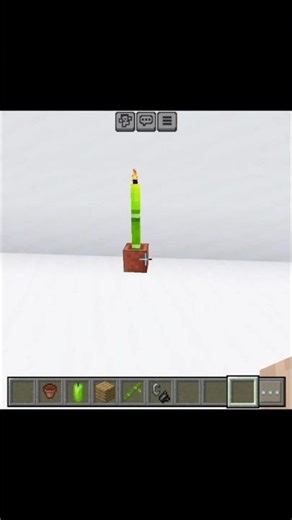 Minecraft Bamboo Candle l build Hack l #shorts