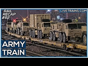 CANT MISS THIS! ARMY TRAIN In St Louis + HUGE Hi-Wide Load + FLOODING | LIVE Trains RAILRECAP #62