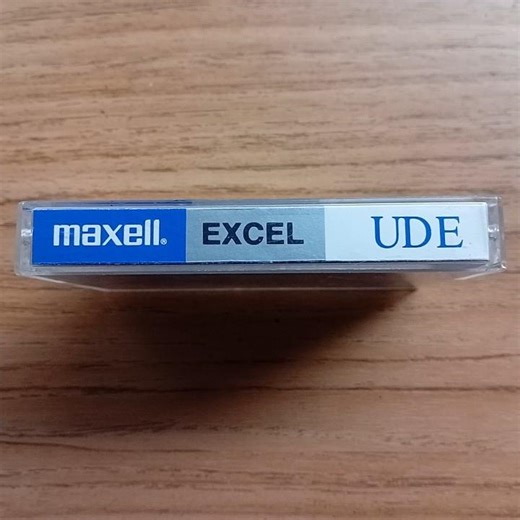 Maxell UDE Excel 60 Type I Position Normal (1988) Blank Cassette Tape Made in Indonesia