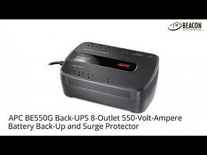 APC BE550G Back-UPS 8-Outlet 550-Volt-Ampere Battery Back-Up and Surge Protector