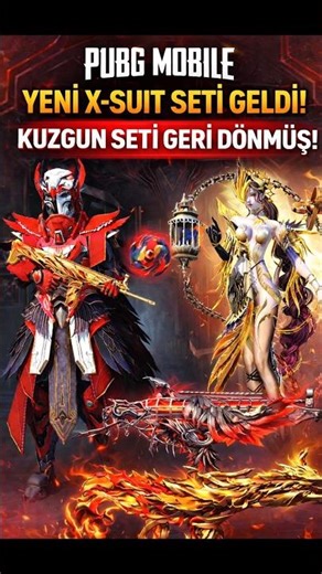 PUBG Mobile Yeni X-Suit Geldi! 😱 Kuzgun Seti Geri Döndü!