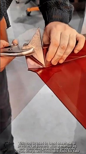 Sheet Metal Bending Work Tool for Precision Corner Forming #worktool