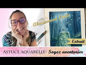 Watercolor Tip: A Wash to Reveal the Magic with Virginie Lucas Vinnylu Création