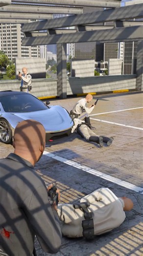 Stealing Luxury Secret Car from Police - GTA 5 | The Game Debugger