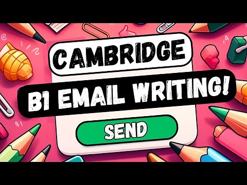 Cambridge B1 PET Writing Exam: Top tips for email writing!