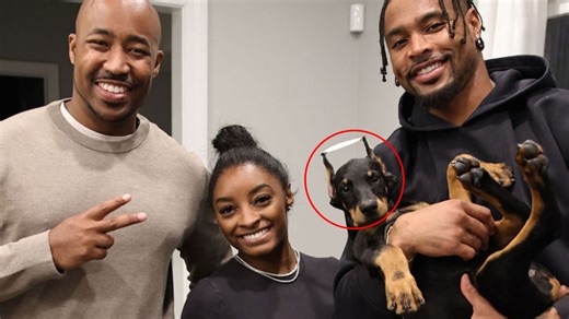 Simone Biles slammed for 'animal cruelty' after pic with dog's ears chopped off