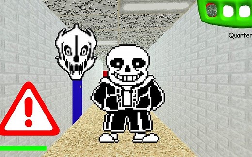 【Baldi's Basic MOD？】sans在巴迪的基础教室