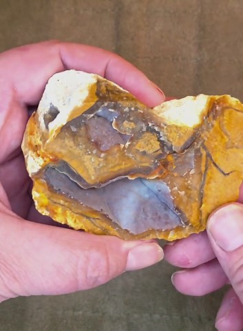 Purple Chalcedony Yellow Agate for Rock Collector Gifts, Stone Specimen, Gemstone Decor - Etsy