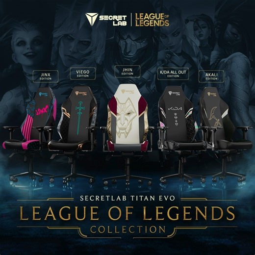 Inspired by the champions and mascots of Runeterra. Assemble your ultimate LoL setup with chairs and accessories from the official Secretlab League of Legends collection: https://secretlab.co/leagueoflegends | Secretlab