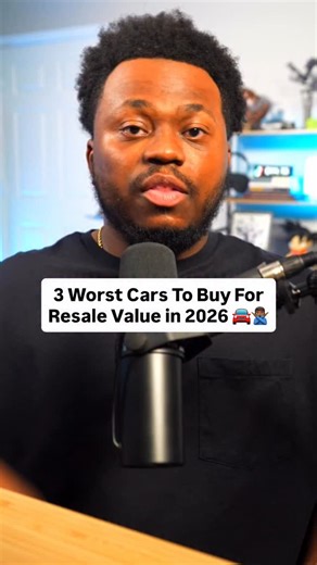 3 Worst Cars To Buy For Resale Value in 2026 🚘🙅🏾‍♂️ Not all car depreciation is created equal...Some cars lose value so fast it’s basically lighting money on fire! These car models from 2021-2025 lost $40,000–$55,000 in just a few years, and the number 1 spot is brutal 📉 And if you’re saving for a car, a downpayment, or emergency fund: Don’t park that money in a regular savings account. Comment “BANK” or click the link in my bio for the best HYSA options 🏦 #carshopping #carbuying #carfinanc