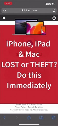 iPhone, iPad, Mac LOST or THEFT? Follow these Steps Immediately 🔥🔥🔥