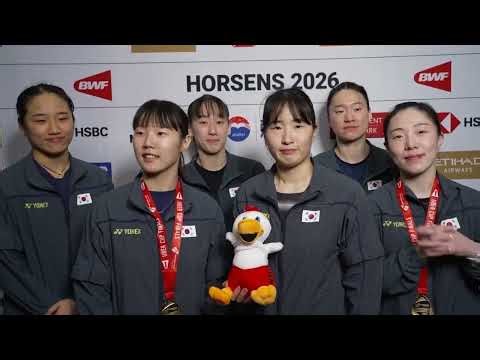 Republic of Korea claims 3rd Uber Cup title by beating China 3-1｜TUC2026｜Badminton｜안세영｜김가은｜백하나｜김혜정