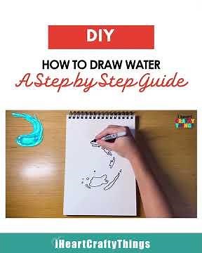 How to Draw Water – Easy Step-by-Step Drawing Tutorial for Beginners #howtodraw #drawingtutorial