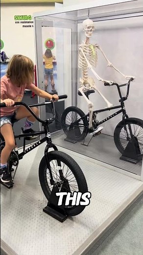 HOW IS THIS SKELETON RIDING A BICYCLE?😱 #shorts #viral #shortsfeed