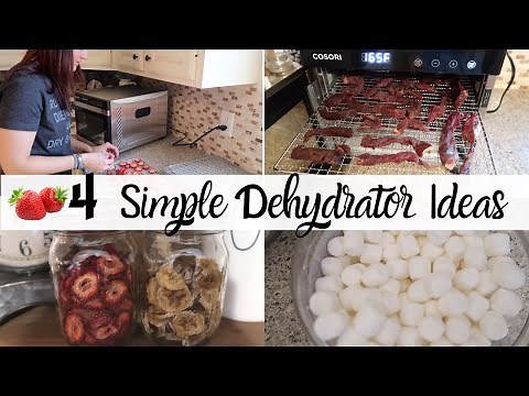Cook With Me | 4 Simple Recipes for a Dehydrator | 4 Simple Ideas | Cosori Dehydrator