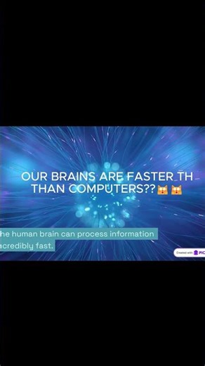 OUR BRAINS WORK FASTER THAN A COMPUTER??🙀🙀 #shorts #shortvideo #short #shortsfeed #facts #viral
