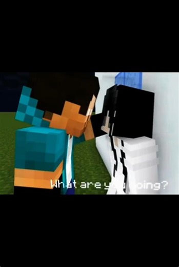 HEROBRINE FALLIN LOVE Minecraft #minecraft #herobrine #animation 💗❤️