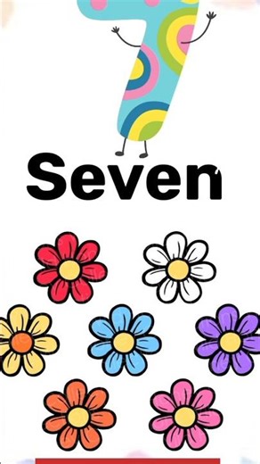 Learn to Count Number 7 | Preschool Learning for Toddlers