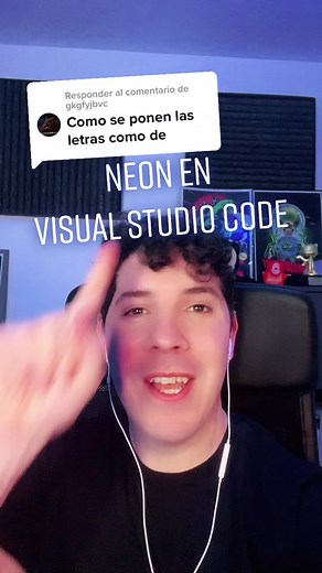 Responder a @gkgfyjbvc LETRAS de Neón en Visual Studio Code 🔥 #programacion #vscode #javascript