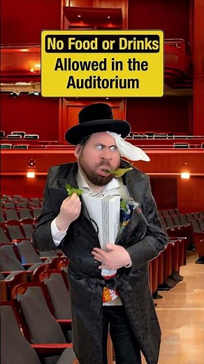 No Food or Drinks Allowed in the Auditorium 🛑