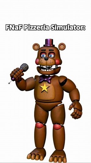 Freddy in Every FNaF Game #fnaf #evolution #fyp