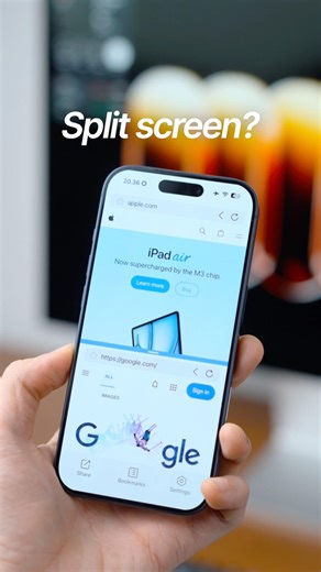 Ini cara split screen di iPhone! #shorts #apple #iphone