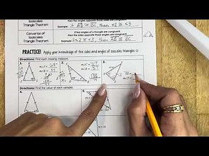 Geometry - Isosceles Triangle Theorem
