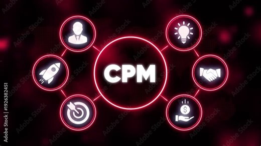 cpm cost per thousand or cost per mille, a marketing metric that represents the cost an advertiser pays for one thousand views or impressions of an advertisement displayed on a website or platform