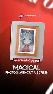 Full Color E-Paper With Solid Wood Photo Frame | Raspberry Pi Zero
