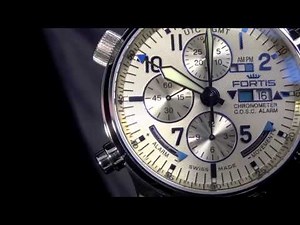 Fortis F-43 Chronograph Alarm GMT COSC Dual Power Reserve 703.20.92 watch review