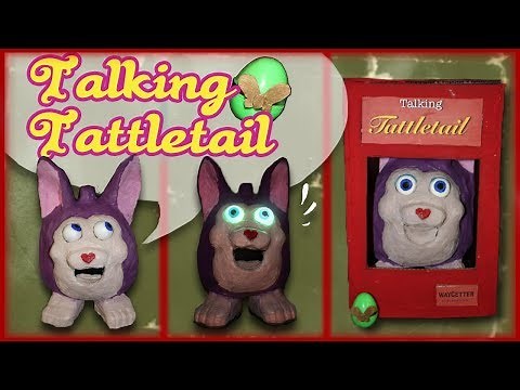 How to Make: Talking Tattletail Puppet | 90's Themed Video Game Toy | DIY Crafts from Scratch