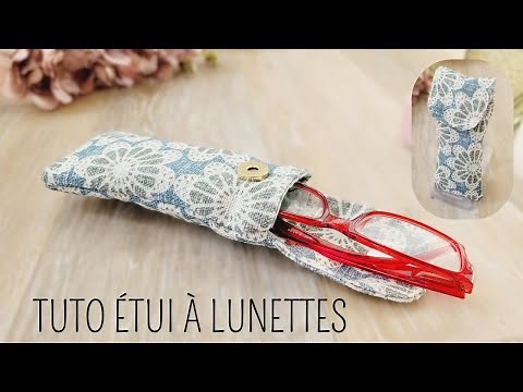 Tuto Couture Facile : Étui à Lunettes Matelassé avec Rabat !