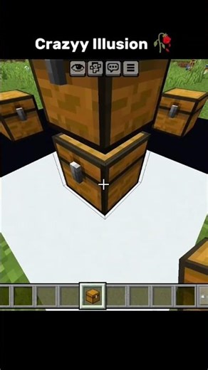 Minecraft crazy illusion ✨🥀 #minecraft #shorts