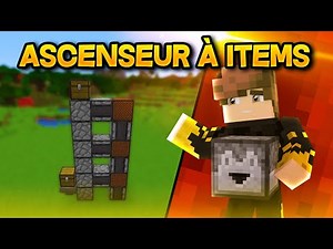MINECRAFT ASCENSEUR À ITEMS - 1.16