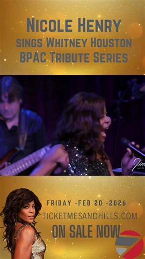 😲✨ “OMG… she sounds JUST like Whitney.” See what audiences are saying about Nicole Henry Official Fan Page Sings Whitney Houston — and watch the video to see (and hear!) for yourself. 🎶 Friday, February 20, 2026 ⏰ 7:00 PM 📍 Owens Auditorium at BPAC 🎟️ Don’t miss this unforgettable tribute → TicketMeSandhills.com #BPAC #WhitneyHoustonTribute #NicoleHenry #LiveAtBPAC #BPACTributeSeries | Bradshaw Performing Arts Center