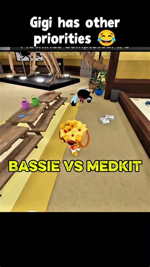 Twisted Gigi priorities are Medkits 😂 #dandysworld #roblox #update