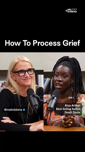 42K views · 979 reactions | Grief doesn't go anywhere, but you can learn to live with it. ❤️ By the time you finish this episode of The Mel Robbins Podcast with Alua Arthur (@going_with_grace), your perspective on dea#477 | The Melrobbins | Facebook