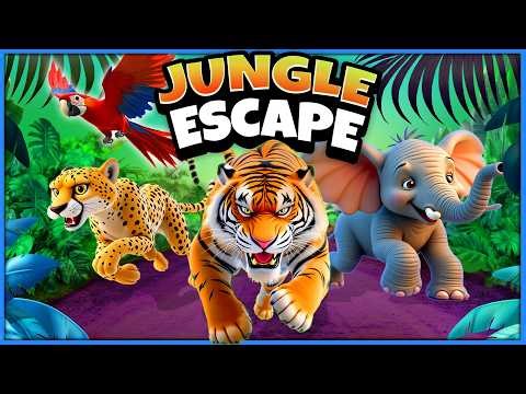 Going on a Jungle Escape | Brain Break For Kids | Bear Hunt | Kids Dance Songs | Danny Go