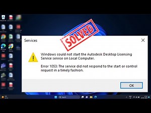 Fix Error 1053 : The Service Did Not Respond to the Start or Control Request in a Timely Fashion