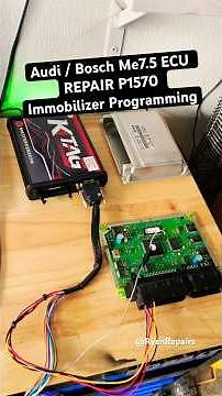 Audi B6 Bosch Me7.5 Ecu Immobilizer Repair Programming ( Fix no start lock out ) #audi #ecurepair