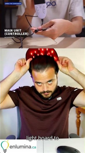 LED Light Therapy Cap for Hair Growth ✨🔴🔵