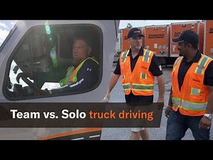 How to decide between Solo vs Team truck driving