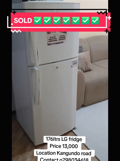 Affordable 176L LG Fridge for Sale in Nairobi