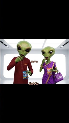 ALIENS Try Crax Choco Rings?! 👽 #shorts #alien #foodreview