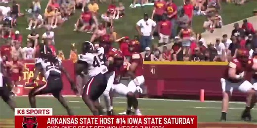 Arkansas State Head Coach Butch Jones talks preparation for Iowa State
