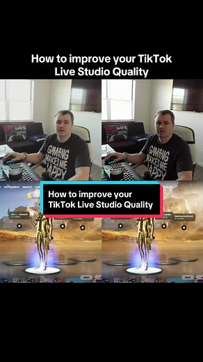 How to improve your TikTok Live Studio Quality #tiktoklivestudio #fortnite #fyp