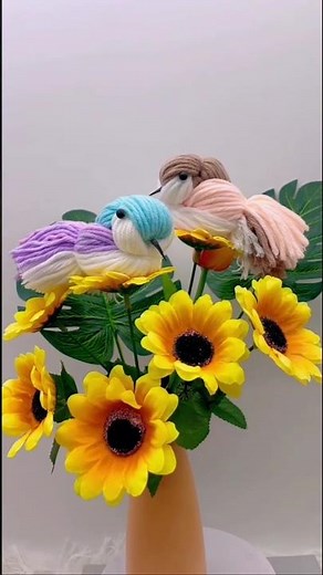 Cute Crochet Birds DIY 🐦✨ Easy & Adorable Amigurumi Bird Ideas You’ll Love! #crochet #shorts